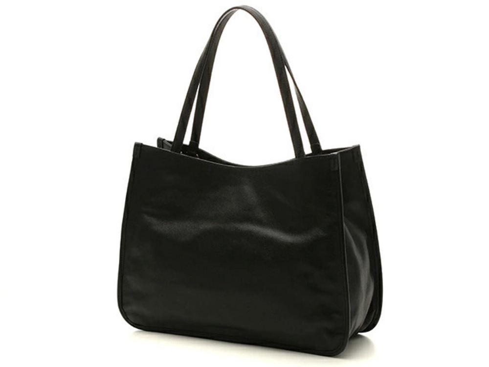 Gucci Horsebit Tote Bag Leather Black